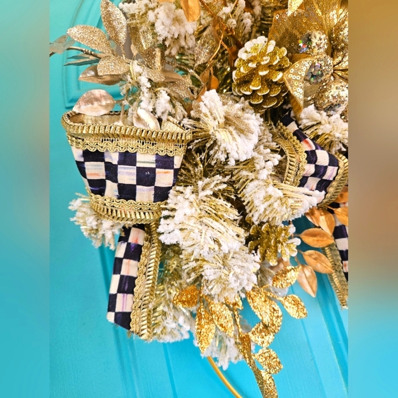 Mackenzie Childs Glam Up Hoop Wreath - Picture 3 of 10